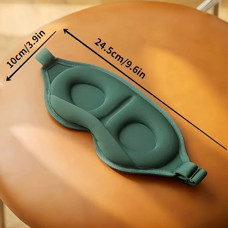 Antifaz Ergonómico 3D GoPasc™ para Dormir – Bloqueo de Luz y Descanso