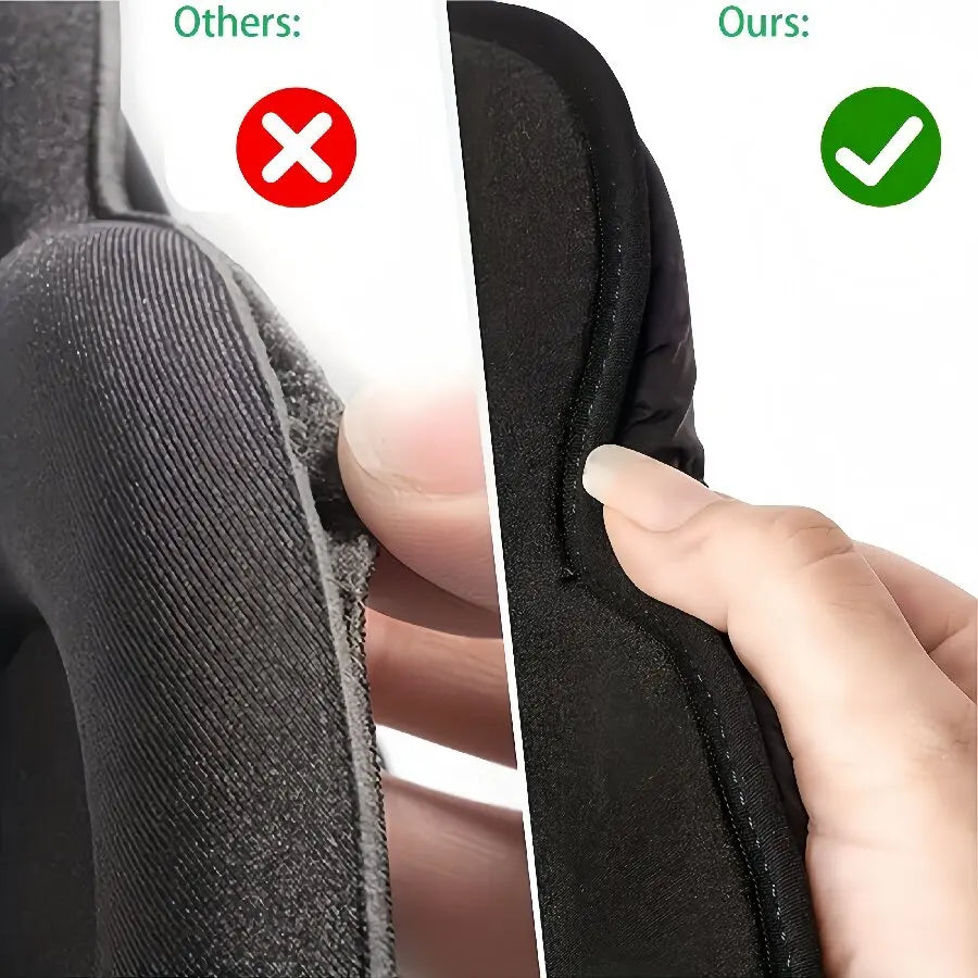 Antifaz Ergonómico 3D GoPasc™ para Dormir – Bloqueo de Luz y Descanso