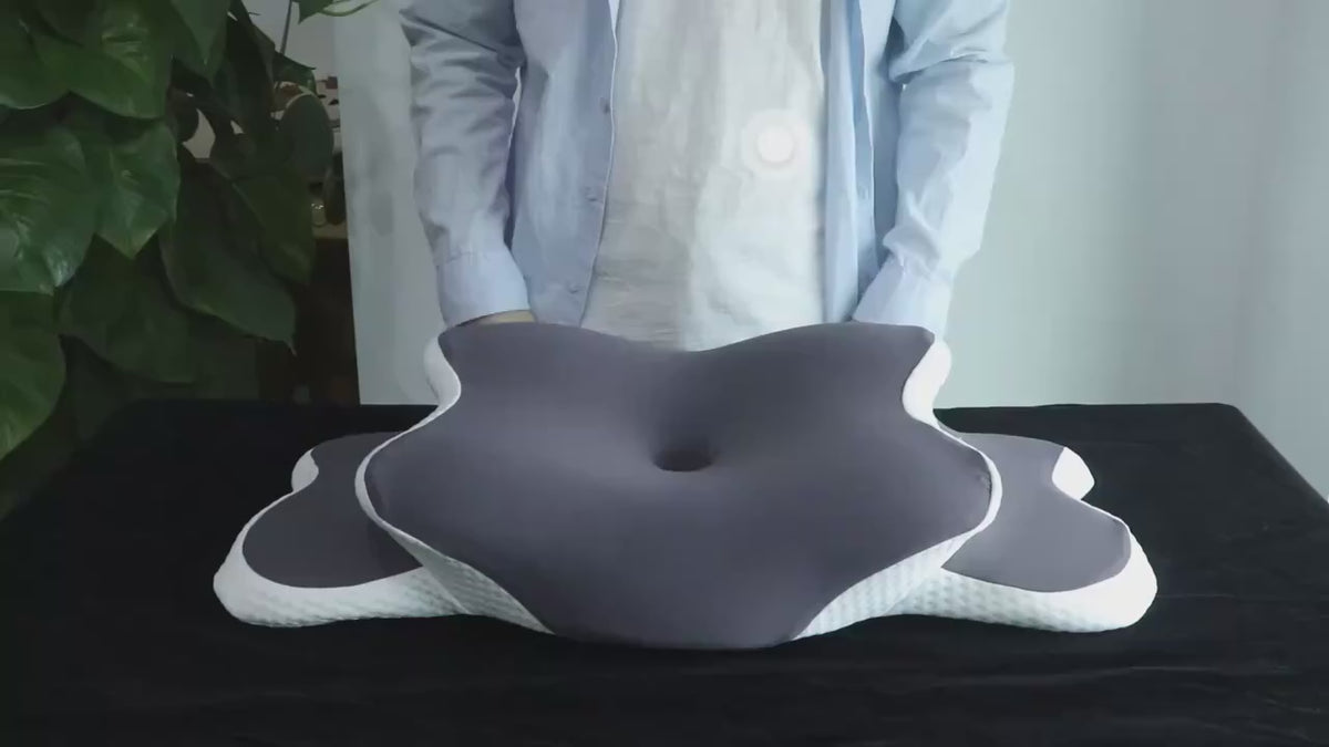 GoPasc™ Almohada Ergonómica — Descanso y Soporte Cervical